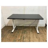 Adjustable Height Desk With Black Top