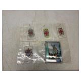 Vintage Pins and NASCAR Trading Card