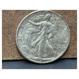 1940 Walking Liberty Silver Half Dollar