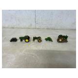 Five Die-Cast Farm and Vehicle Models