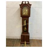 Heritage Grandfather Clock with Brass Details