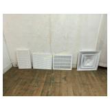 White Vent Covers and Diffuser
