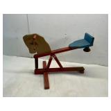 Wood Rocking Horse Seesaw Toy