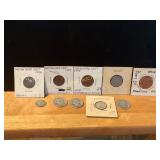 Indian Head Cents and Silver Coins