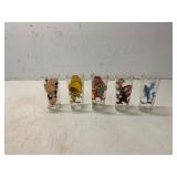 5 Looney Tunes Character Glasses