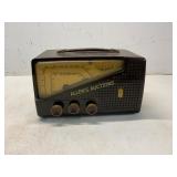 Mid Century Brown Zenith AM-FM Tabletop Radio