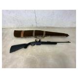 Black Synthetic Stock Rifle with Soft Case