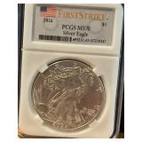 2024 Silver Eagle PCGS MS70 First Strike