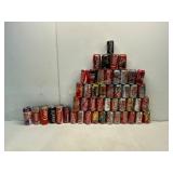 49 Assorted Coca-Cola Cans