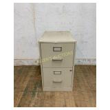 Two-Drawer Metal Filing Cabinet