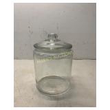 Clear Glass Storage Jar with Lid