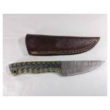 Handcrafted Fixed Blade Knife with Sheath