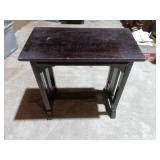 Wooden Small Chair and Desk Unit