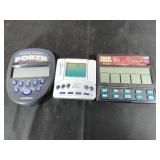 Three Handheld Poker Games