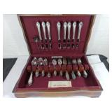 53-Piece 1847 Rogers Bros Silverplate Flatware Set