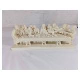 Marble Sculpture Depicting The Last Supper