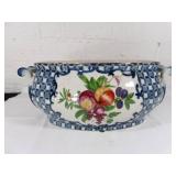 United Wilson Stoneware Tureen with Fruit Motif