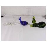 Crystal Animal and Insect Figurine Set