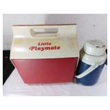Little Playmate Cooler and Coleman Thermos