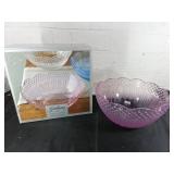 Gorham Pink Crystal Decorative Bowl