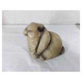 1996 Signed Rabbit Figurine by Tene M. Teal