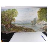 Helen Owen Signed Oil on Canvas, 1989