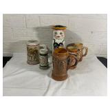 Ceramic and Stoneware Beer Steins