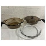 CorningWare Amber Glass Cookware Set