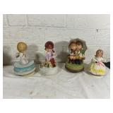 Four Ceramic Musical Figurines