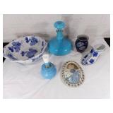 Decorative Ceramics and Glassware Assortment