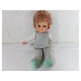 Pull String Talking Doll with Gingham Outfit