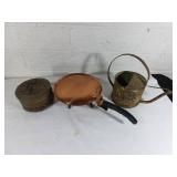 Pressed Copper and Brass Decorative Items