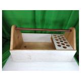 Wooden Handmade Toolbox with Handle