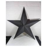 Black Metal Star Wall Decor