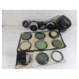 Tamron Camera Lenses and Filters with Case
