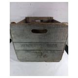 Wooden Crate with Stenciled Branding
