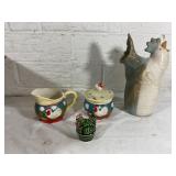 Ceramic Chicken-Themed Items