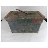 Metal Ammo Can with Handle and Lid