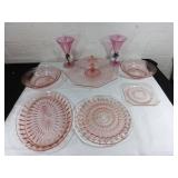 Pink Depression Glassware