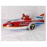 Metal Rocket Toy with Pilot Figure