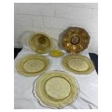 Vintage Glass and Ceramic Plates