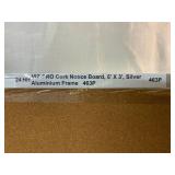 VIZ-PRO Cork Notice Board with Aluminum Frame