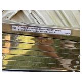 Metal Expandable Barricade 9.8FT Yellow and Black