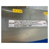 Hally 12ï¿½ï¿½ x 48ï¿½ï¿½ Stainless Steel Wall Shelf