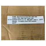 Ford Spectra Fuel Tank F6C for 1990-1997 Models