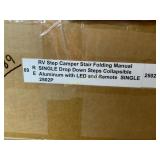 RV Step Camper Folding Manual Single Step