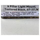 Rugged Ridge A-Pillar Light Mount for Jeep Wrangle