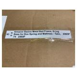 Amazon Basics Twin Metal Bed Frame, 6-Leg Design