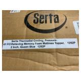 Serta ThermaGel Memory Foam Mattress Topper