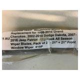 Pack of Two UJ Hook Wiper Blades 21ï¿½ï¿½ + 21ï¿½ï¿½